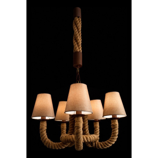 Подвесная люстра Arte Lamp Corda A8958LM-5BR