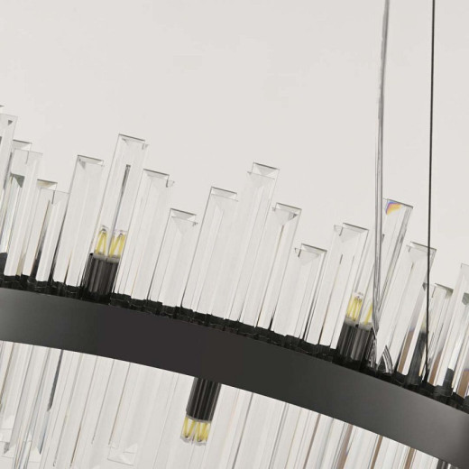 Подвесная люстра Arte Milano Белладжо 440110.840.24.G9.A1 BK