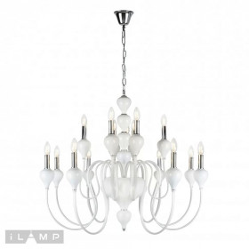 Подвесная люстра iLamp Lady 88003-10+5 WH