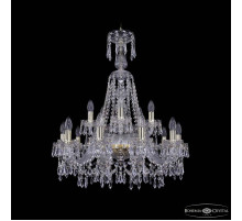 Подвесная люстра Bohemia Ivele Crystal 1403 1403/10+5/240/XL-80 G