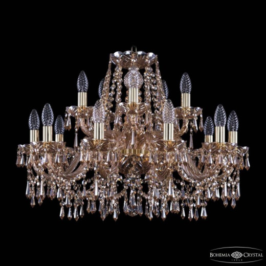 Подвесная люстра Bohemia Ivele Crystal 1403 1403/10+5/240 G M721
