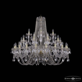 Подвесная люстра Bohemia Ivele Crystal 1402 1402/20+10+5/400 G