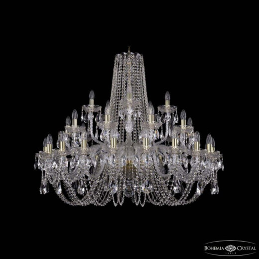 Подвесная люстра Bohemia Ivele Crystal 1402 1402/20+10+5/400 G