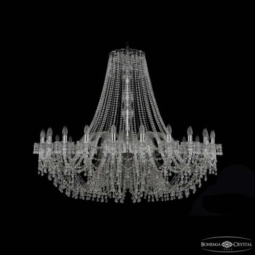 Подвесная люстра Bohemia Ivele Crystal 1410 1410/24/530 Ni V0300