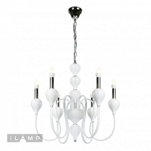 Подвесная люстра iLamp Lady 88003-6 WH
