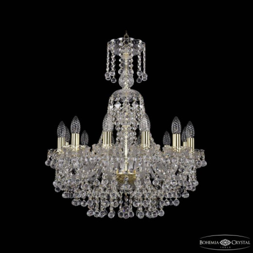 Подвесная люстра Bohemia Ivele Crystal 1409 1409/12/195/XL-68 G