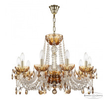 Подвесная люстра Bohemia Ivele Crystal 5402 5402/10/240 G Amber/M-1H K721