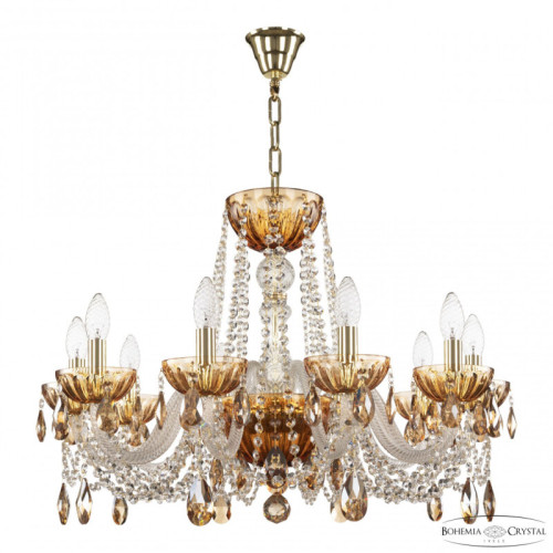 Подвесная люстра Bohemia Ivele Crystal 5402 5402/10/240 G Amber/M-1H K721