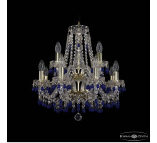 Подвесная люстра Bohemia Ivele Crystal 1410 1410/8+4/160/2d G V3001