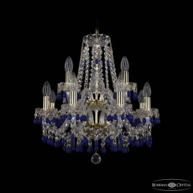 Подвесная люстра Bohemia Ivele Crystal 1410 1410/8+4/160/2d G V3001
