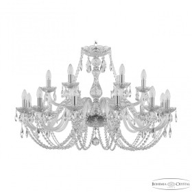 Подвесная люстра Bohemia Ivele Crystal 101 101/12+6/360 Ni
