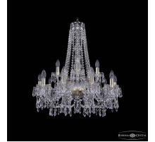 Подвесная люстра Bohemia Ivele Crystal 1403 1403/10+5/240/h-76 G