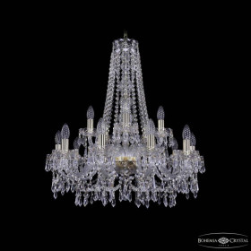 Подвесная люстра Bohemia Ivele Crystal 1403 1403/10+5/240/h-76 G