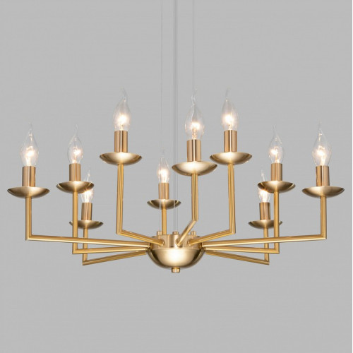 Подвесная люстра Eurosvet Cariso 60150/10 латунь