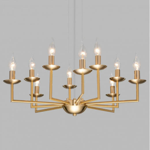 Подвесная люстра Eurosvet Cariso 60150/10 латунь