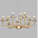 Подвесная люстра Eurosvet Cariso 60150/10 латунь