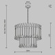 Подвесная люстра Maytoni Трепет MOD539PL-09MG