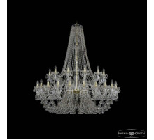 Подвесная люстра Bohemia Ivele Crystal 1409 1409/24+12/530/h-160 G