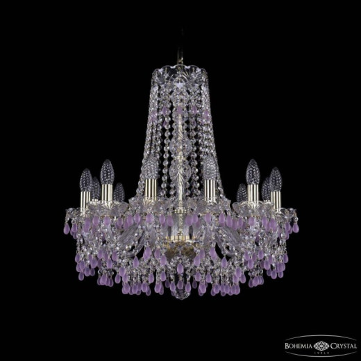Подвесная люстра Bohemia Ivele Crystal 1410 1410/12/195/h-60 G V7010