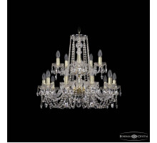 Подвесная люстра Bohemia Ivele Crystal 1402 1402/10+5/240/2d G
