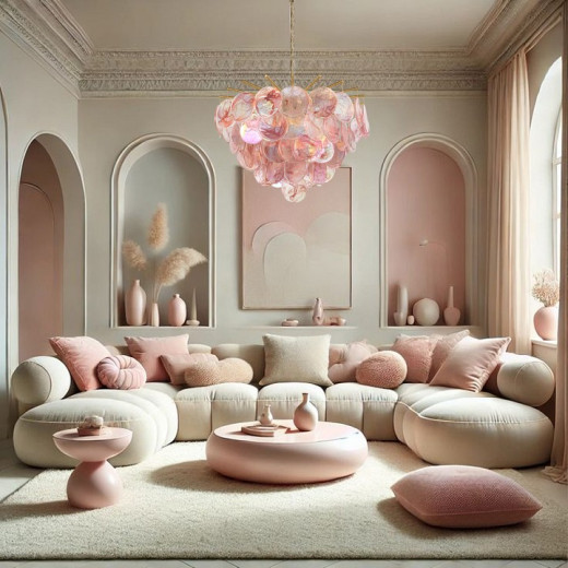 Подвесная люстра Loft it Lolly 10492/600 Pink