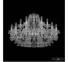 Подвесная люстра Bohemia Ivele Crystal 1409 1409/12+6/300 Ni