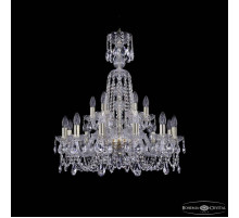 Подвесная люстра Bohemia Ivele Crystal 1402 1402/12+6/240/XL-77 G