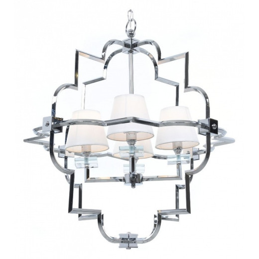 Подвесная люстра LUMINA DECO Baltimore LDP 8020-4 CHR+WT
