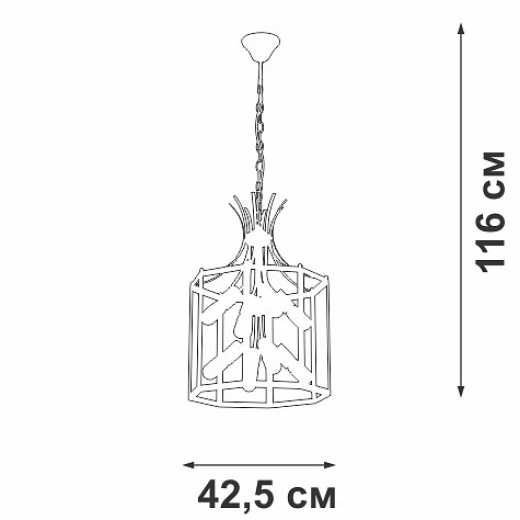 Подвесная люстра Vitaluce V3926 V3926-1/8