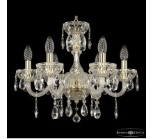 Подвесная люстра Bohemia Ivele Crystal 5417 5417/6/165 G Clear/M-1G