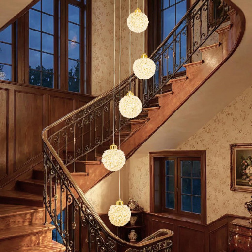 Подвесная люстра Citilux CLOUDY CL323052