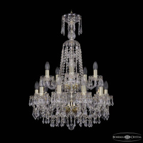 Подвесная люстра Bohemia Ivele Crystal 1403 1403/10+5/195/XL-84/2d G