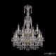 Подвесная люстра Bohemia Ivele Crystal 1403 1403/10+5/195/XL-84/2d G