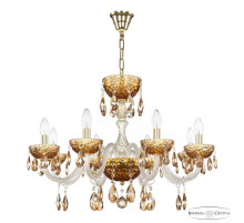 Подвесная люстра Bohemia Ivele Crystal 5417 5417/8/240 G Amber/M-1F K721