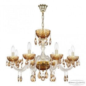 Подвесная люстра Bohemia Ivele Crystal 5417 5417/8/240 G Amber/M-1F K721