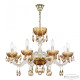 Подвесная люстра Bohemia Ivele Crystal 5417 5417/8/240 G Amber/M-1F K721