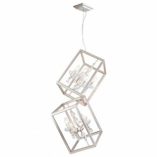 Подвесная люстра Lucia Tucci Inessa INESSA 3850.8 silver