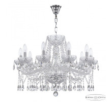 Подвесная люстра Bohemia Ivele Crystal 5413 5413/10/240 Ni Clear/M-1F