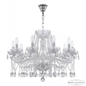 Подвесная люстра Bohemia Ivele Crystal 5413 5413/10/240 Ni Clear/M-1F