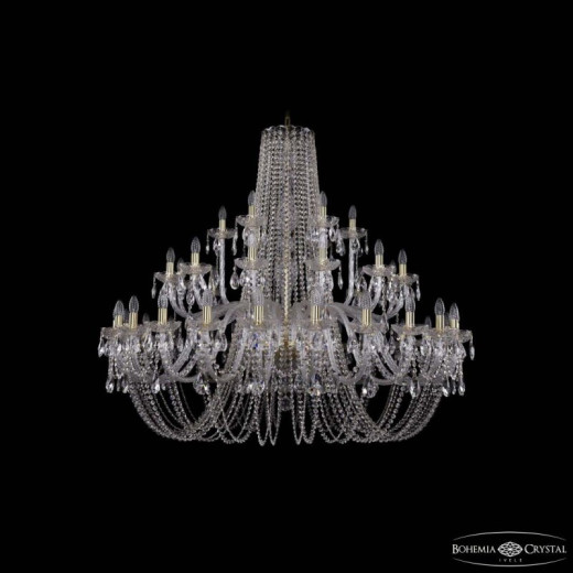 Подвесная люстра Bohemia Ivele Crystal 1402 1402/24+12+6/530 G