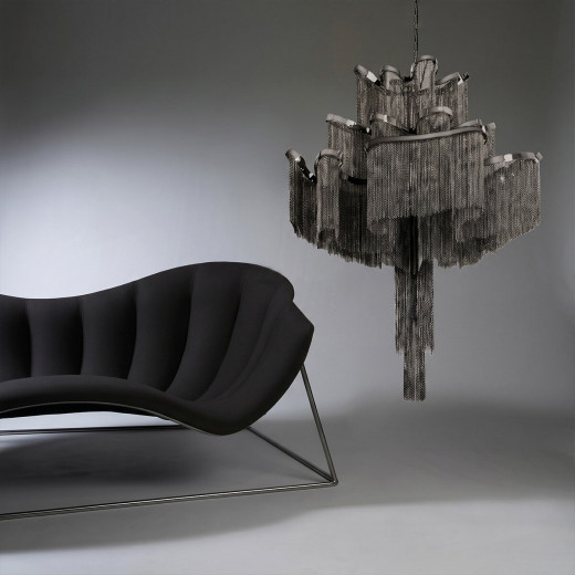 Подвесная люстра Loft it Stream 10208/1000 Gunmetal