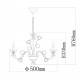 Подвесная люстра De City Букет 17 421015005