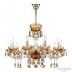 Подвесная люстра Bohemia Ivele Crystal 5417 5417/10/240 G Amber/M-1H K721
