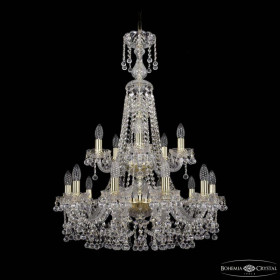 Подвесная люстра Bohemia Ivele Crystal 1409 1409/10+5/240/XL-91/2d G