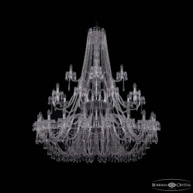 Подвесная люстра Bohemia Ivele Crystal 1403 1403/20+10+5/530/3d Ni