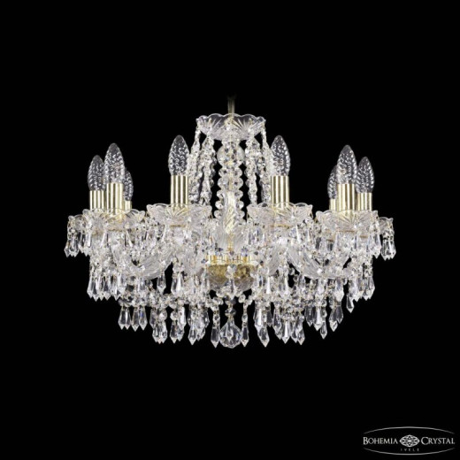 Подвесная люстра Bohemia Ivele Crystal 1403 1403/10/195 G