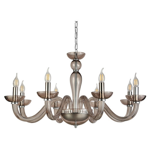 Подвесная люстра Newport ARLETTE 8648/С chrome coffee