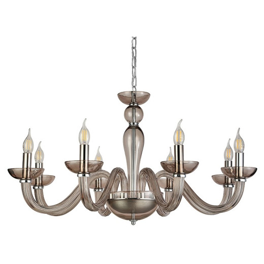 Подвесная люстра Newport ARLETTE 8648/С chrome coffee