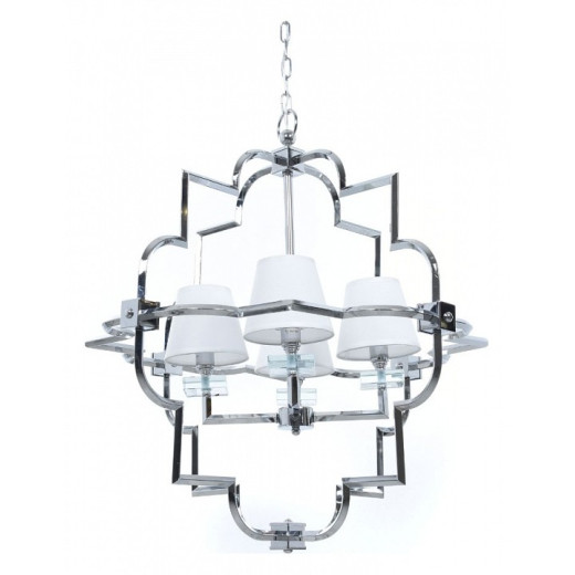 Подвесная люстра LUMINA DECO Baltimore LDP 8020-4 CHR+WT