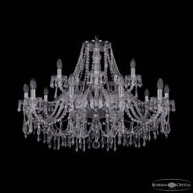 Подвесная люстра Bohemia Ivele Crystal 1403 1403/10+5/360 Ni